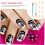 Dual Head Nail Art Sponge Pen Set for Smooth Gradient Effects with Washable Replaceable Tips 2
