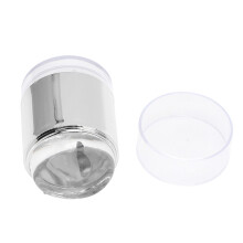 Nail Stamping Kit with Clear Jelly Stamper and 12 Floral Lace Plates for Precise Nail Art (Silver)