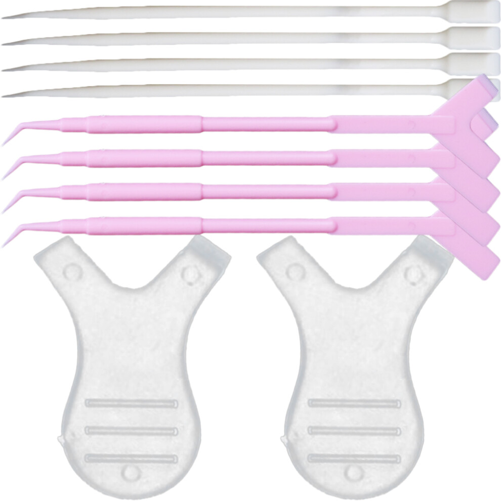 Inoomp 60Pcs Eyelash Curling Tool Lash Lifting Kit Eyelash Perming Tools Grafting For Extension Supplies