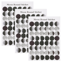 100 Sheets Moon Phase Scrapbook Stickers Diy Decoration