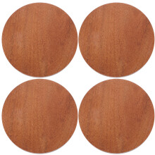 16 Pcs Round Wood Coasters Heat Resistant Mug Coaster
