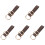 5Pcs Medieval Double Ring Harness Buckle Metal For Belt 4