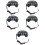5Pcs Dog Pet Motorcycle Safety Hat With Adjustable Strap 9
