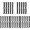50 Pcs Plastic Mustache And Beard Comb For Men 3