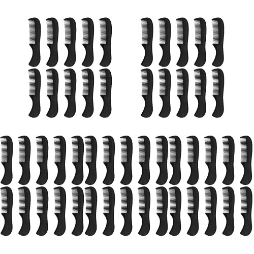 50 Pcs Plastic Mustache And Beard Comb For Men 2