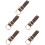 5Pcs Medieval Double Ring Harness Buckle Metal For Belt 8