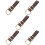 5Pcs Medieval Double Ring Harness Buckle Metal For Belt 10