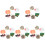 5 Sets Halloween Nose Mask Costume Accessory 7