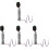 4Pcs Realistic Traffic Light Model Mini Signal For Sand Table 3