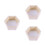 3Pcs Wall Mounted Hexagonal Solid Wood Rack For Kids Room Or Store 10