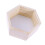 3Pcs Wall Mounted Hexagonal Solid Wood Rack For Kids Room Or Store 3