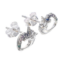 5Pairs Trendy S925 Silver Unicorn Earrings Minimalist Ear Accessory