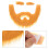 2 Sets Simulation Beard False Eyebrow Funny Fake Mustache Cosplay Prop 10