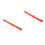 2Pcs Plastic Adhesive Glue Scrapers Red for Safe Sticker Removal 6