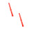 2Pcs Plastic Adhesive Glue Scrapers Red for Safe Sticker Removal 8