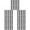 50 Pcs Plastic Mustache And Beard Comb For Men 7