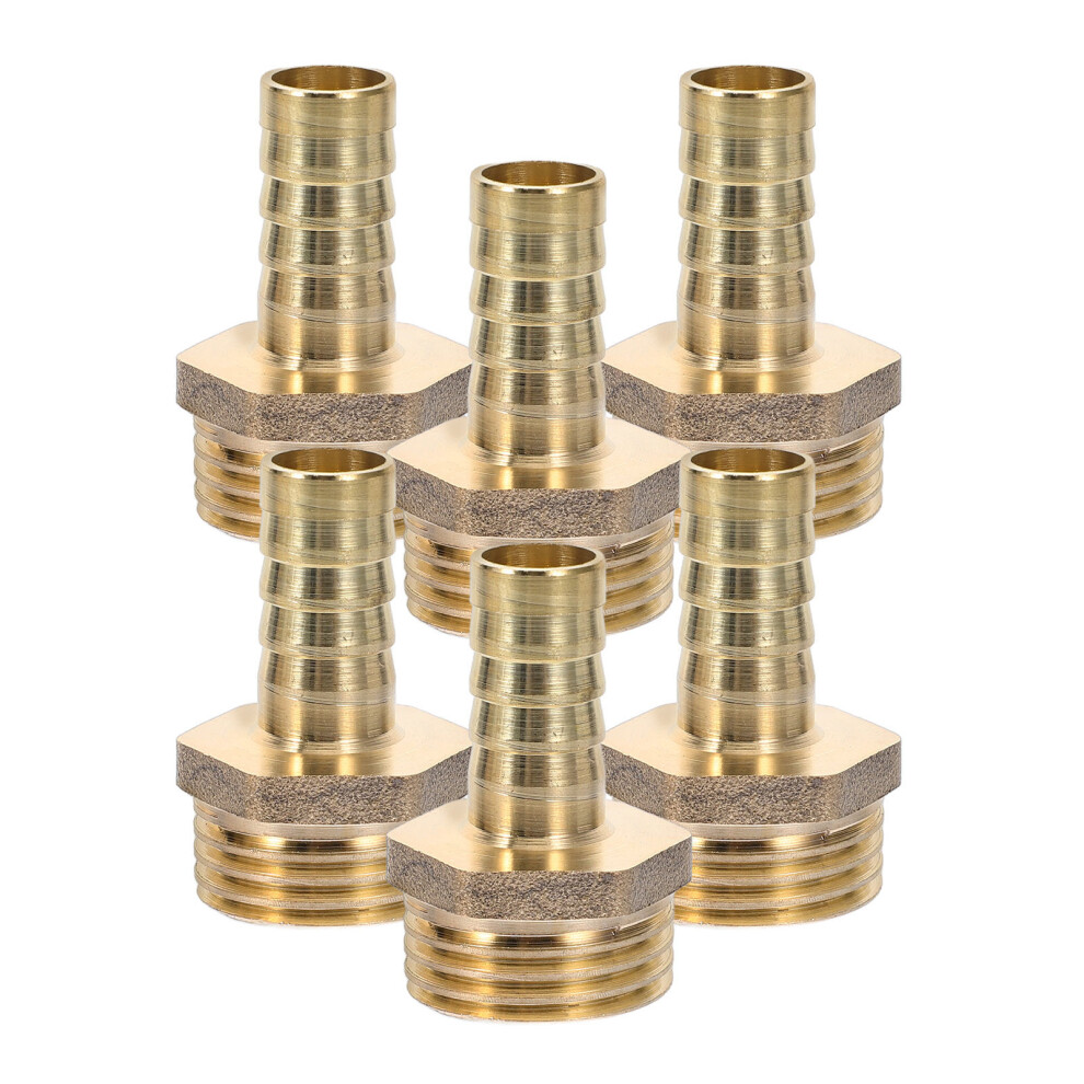 30 Pcs Air Hose Straight Fitting Copper Crimp Connector 3622197484769