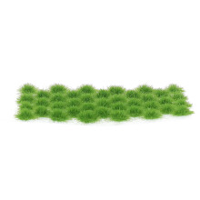 2 Boxes Simulated Faux Grass Cluster For Sand Table Model Garden Decor
