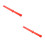 2Pcs Plastic Adhesive Glue Scrapers Red for Safe Sticker Removal 9