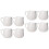 8 Pcs Mini Milk Jugs Ceramic Sauce Cups With Handle 5