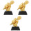 3Pcs Microphone Trophy For Student Singing Competition Award 4