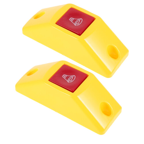 6 Pcs Bus Get Off Reminder Device Plastic Handrail Alert Button 2