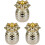 3Pièces Support D'encens Ananas Design Moderne Décor De Bureau 2