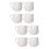 8 Pcs Mini Milk Jugs Ceramic Sauce Cups With Handle 8