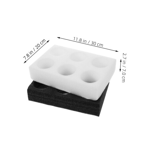 4Pz Porta Da Asporto in Epe Per 6 Tazze Caffè 2