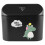 3 Pcs Portable Hanging Garbage Cans Dinosaur Pattern 1