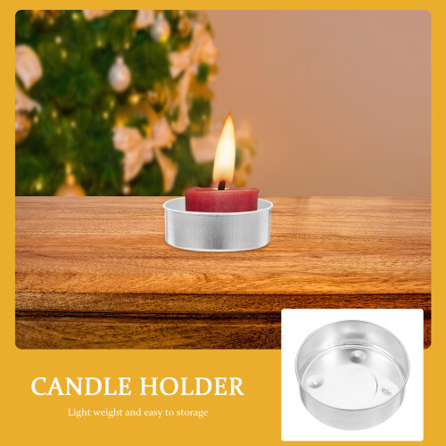 300 Pcs Aluminum Tea Light Cup Holder 2