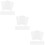 30Pcs White Plastic Mesh Sheets Durable Multi-Function DIY Craft Pads 10