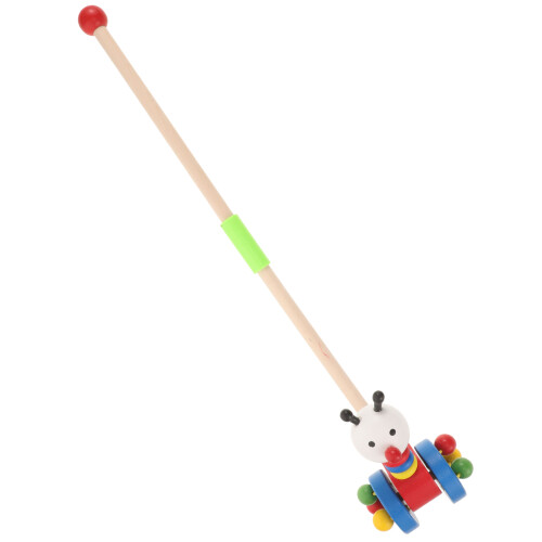 2Pcs Wooden Push And Pull Toy For Toddlers Learning To Walk 2