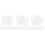 30Pcs White Plastic Mesh Sheets Durable Multi-Function DIY Craft Pads 6