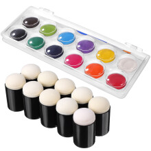 10 Pcs Painting Toddler Chalk Eva Fingerprint