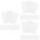 30Pcs White Plastic Mesh Sheets Durable Multi-Function DIY Craft Pads 8