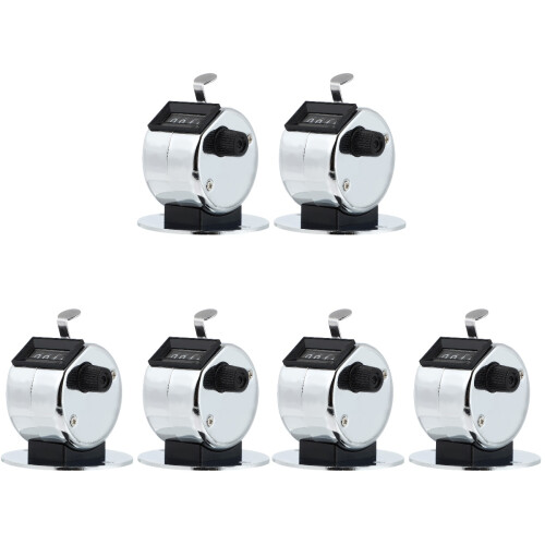 6 Pcs Hand Tally Counters Portable Manual Metal Counters For Students 2