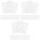 30Pcs White Plastic Mesh Sheets Durable Multi-Function DIY Craft Pads 5