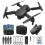 EQWLJWE Drone με κάμερα για ενήλικες και παιδιά, 1080P WiFi FPV, Απογείωση/Προσγείωση με ένα 3