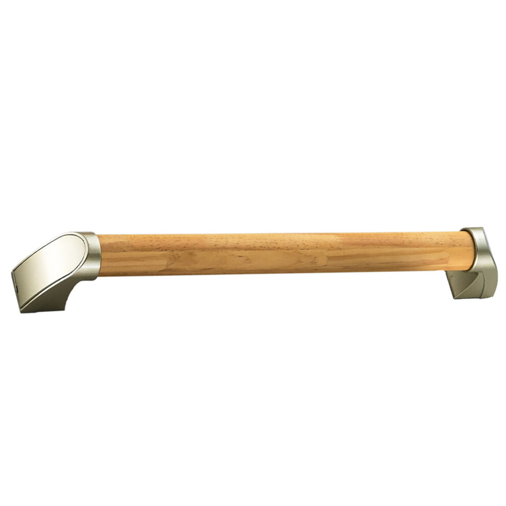 Villcase 2Pcs Wooden Bathroom Grab Bar Wood Handle Non- Elder