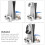 Multifunctioneel oplaadstation met snellaadfunctie, standaard, controller, oplader, bureaubasis, wit ABS 3