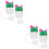 4 Pcs Cute Cactus Silicone Straw Tip Caps Reusable Covers 6