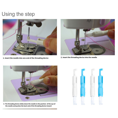 Aloha 4pcs Household Sewing Machine Automatic Threader Threading Tools Sewing Supplies 1