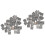 80 Pcs Hand-Made DIY Sand Table Mini Tile Micro Landscape Decor 6