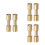 6 Pcs Handle Rivets Screws For Kitchen Crafting Use 6