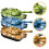 12 Pcs Simulation Tank Models Pull Back Toy Desktop Decor Educational 9