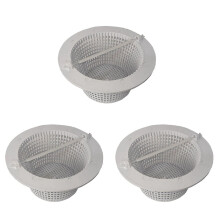 3X Universal Replacement Skimmer Basket Plastic Skimmers for Aboveground Swimming Pool Cleaning Tool Accessories