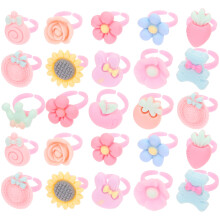3 Count Kids Rings Childrens Jewelry For Girls Dress Up Jewellery