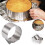 4 Inch Small Stainless Steel Telescopic Cake Tool Reusable Adjustable Ring Kitchen Baking Tool Fit Cake 2