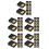 75 Sets Soldering Iron Stand Square Electric Holder Storage Black 7